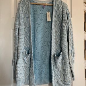 Light blue cardigan